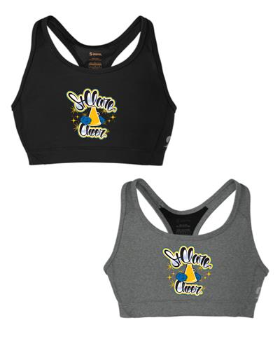 13) St. Clare Cheer - Girls Sports Bra Product Details // St. Clare  Cheerleading - 2023 // SP Custom Gear