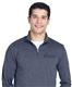 Chick-fil-A Flemington FSU - Cool & Dry Heathered Performance Quarter-Zip (Navy Heather)