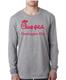 Chick-fil-A Flemington FSU - Unisex Cotton Long Sleeve T-Shirt (Heather Grey)