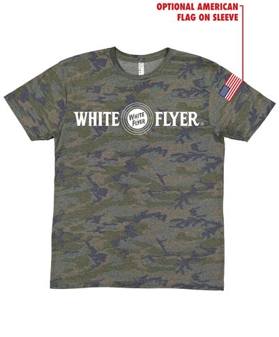 04) White Flyer - Team White Flyer Short Sleeve Cotton Tee  (Men/Women/Youth) Product Details // White Flyer Targets // SP Custom Gear
