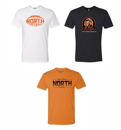 Middletown North HS Screen Printed Shirt Orange Middletown North HS Screen Printed Shirt Orange