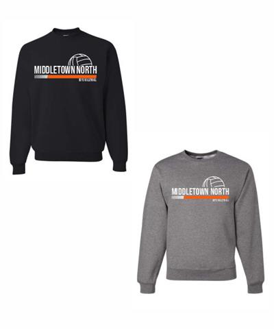 Middletown North HS Crew Neck Shirt Black Middletown North HS Crew Neck Shirt Black