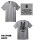 GSGSR - Adult Unisex Cotton Short Sleeve Tee Heather Grey