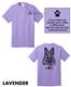 GSGSR - Adult Unisex Cotton Short Sleeve Tee Lavender