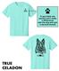 GSGSR - Adult Unisex Cotton Short Sleeve Tee True Celadon