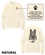 GSGSR - Adult Unisex Cotton Long Sleeve Tee Natural