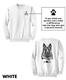 GSGSR - Adult Unisex Fleece Crewneck Sweatshirt White
