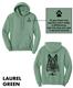 GSGSR - Adult Unisex Fleece Hooded Sweatshirt Laurel Green