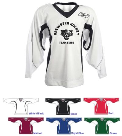 Custom Light Blue White-Black Hockey Jersey Discount